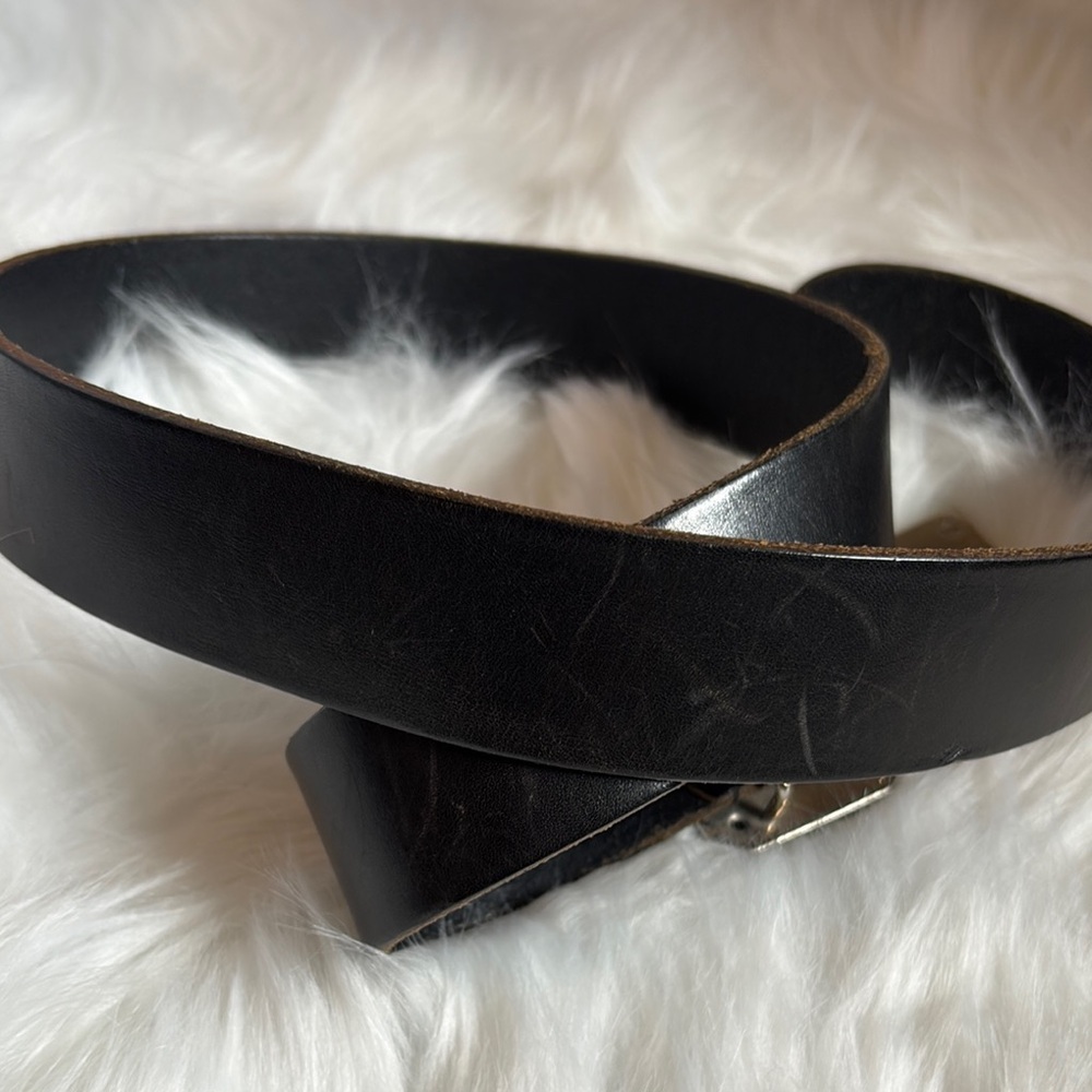 Dolce and Gabbana Black Leather Belt - Picture 5 of 8